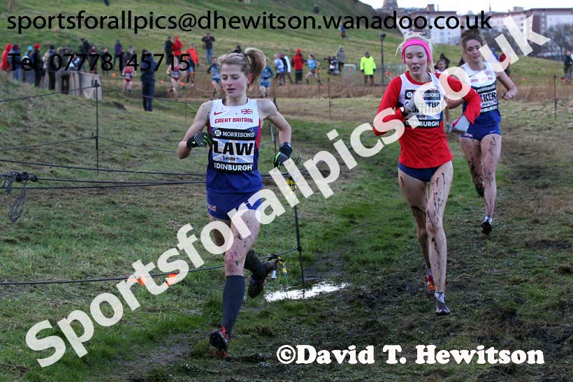 Junior womens 4k, Morrisons Great Edinburgh Cross Country. Photo: David T. Hewitson/Sports for All Pics